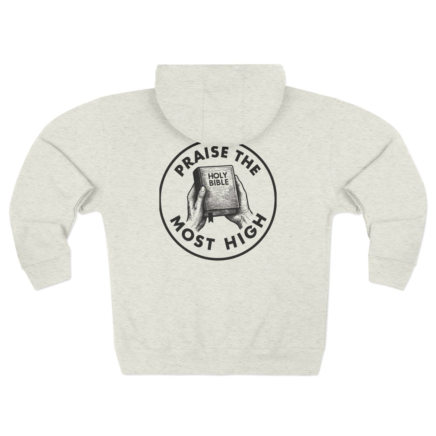 Faith-Based Unisex Zip Hoodie, Inspirational Apparel, Christian Sweatshirt, Religious Gift, Church Attire, Jesus Hoodie