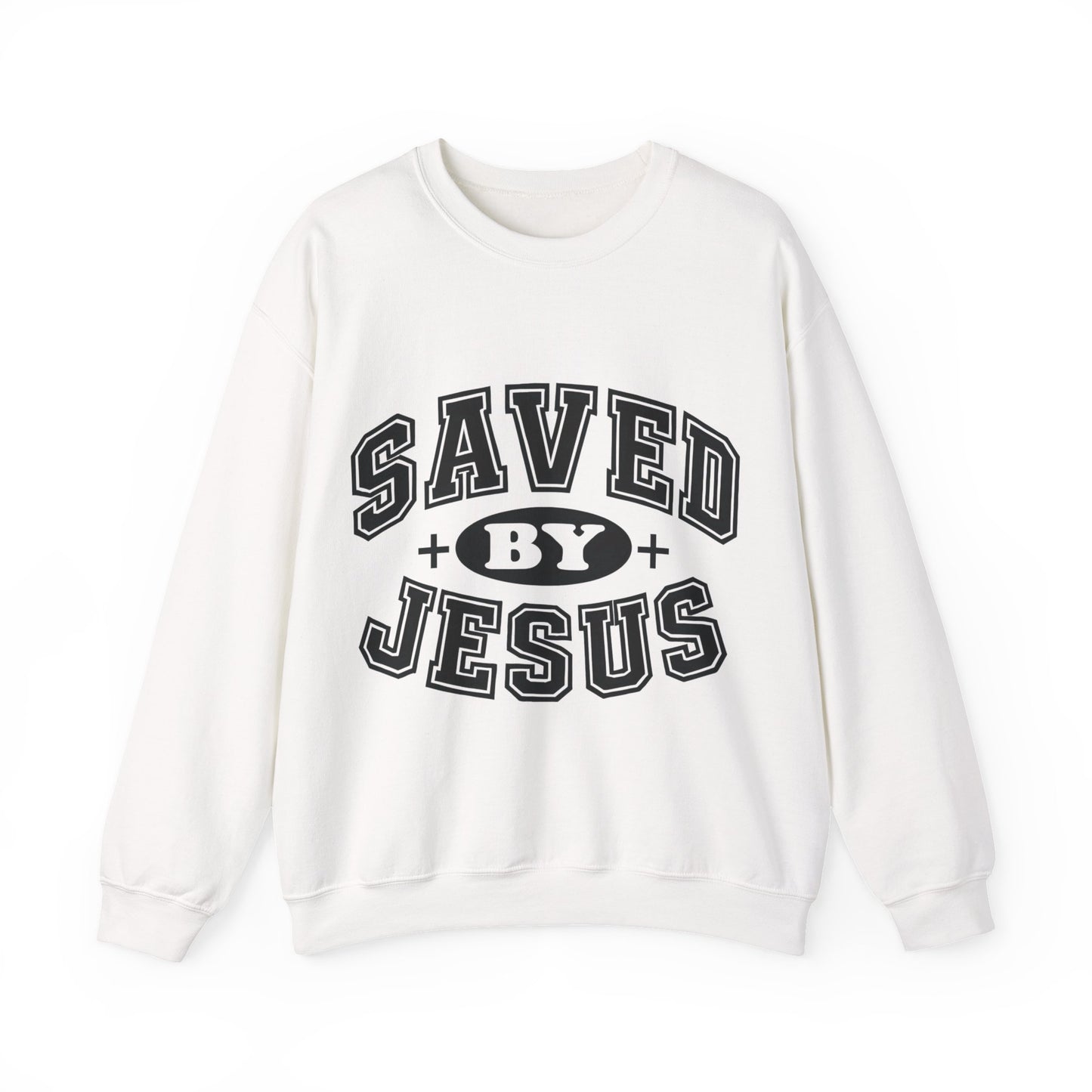 Saved By Jesus Unisex Crewneck Sweatshirt