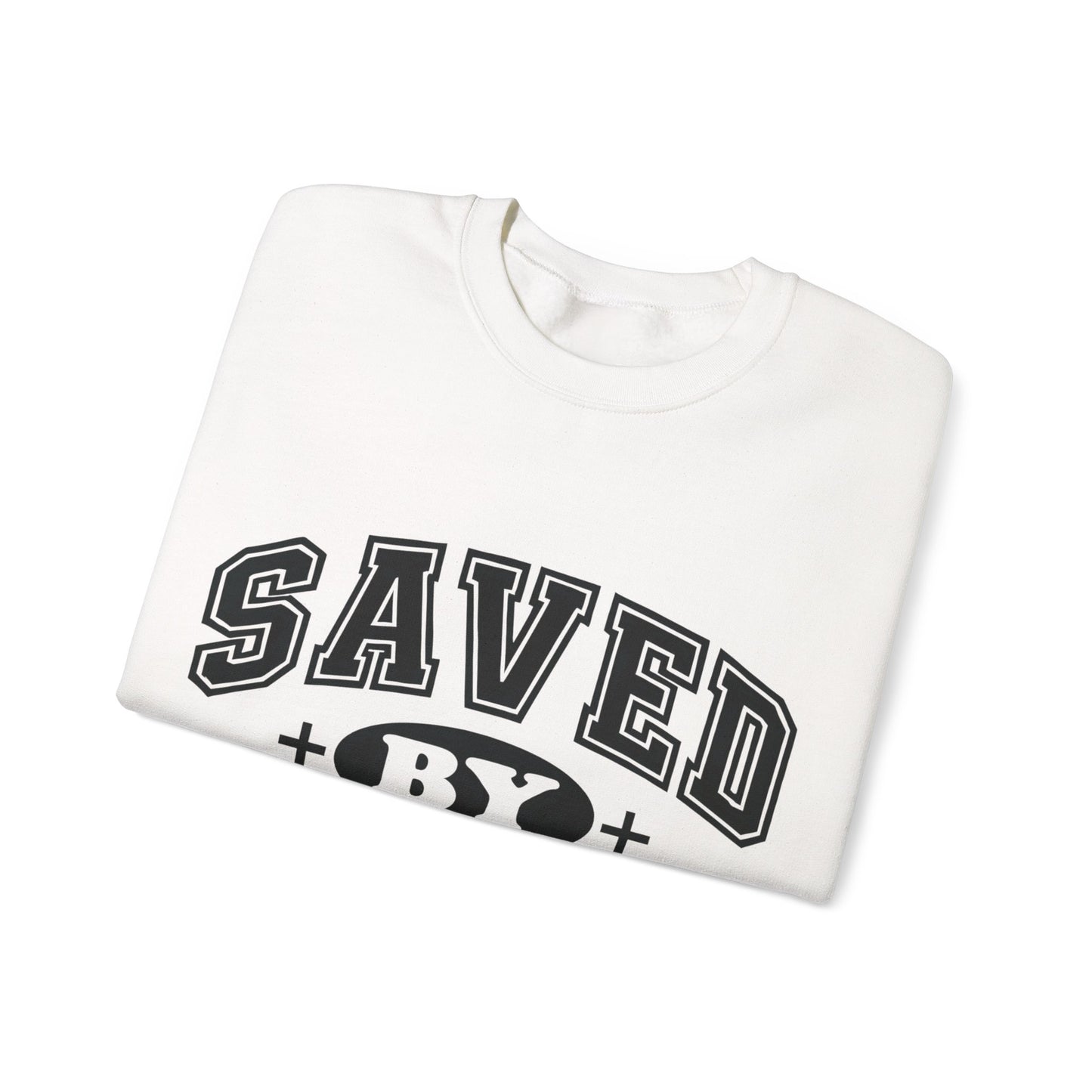 Saved By Jesus Unisex Crewneck Sweatshirt