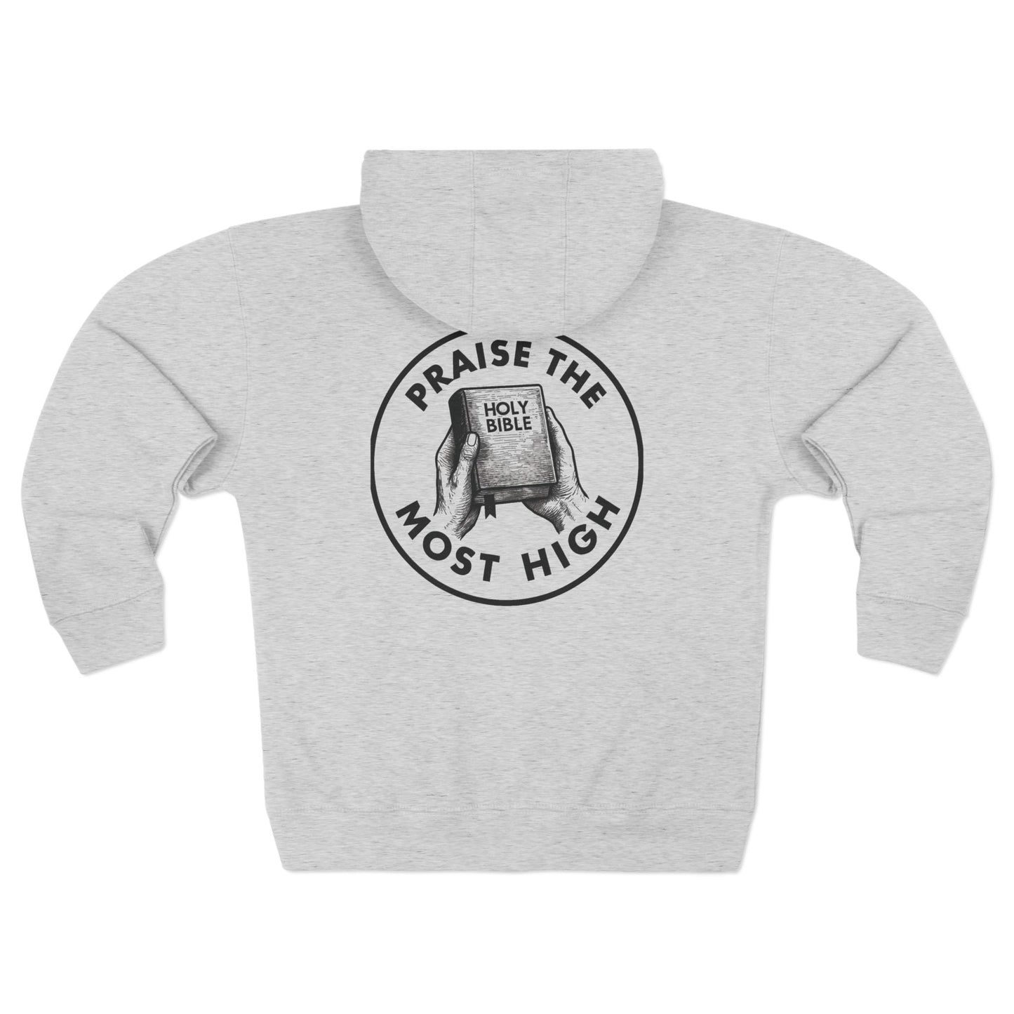 Faith-Based Unisex Zip Hoodie, Inspirational Apparel, Christian Sweatshirt, Religious Gift, Church Attire, Jesus Hoodie