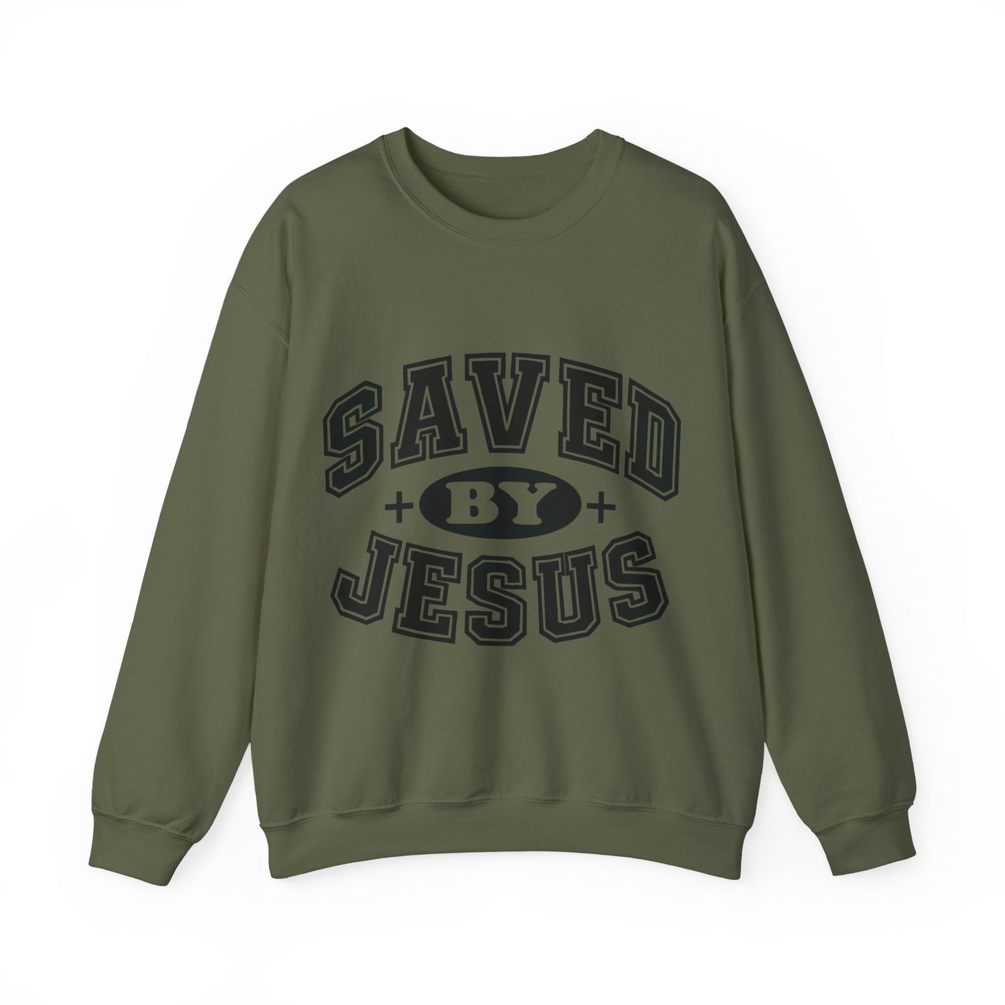 Saved By Jesus Unisex Crewneck Sweatshirt