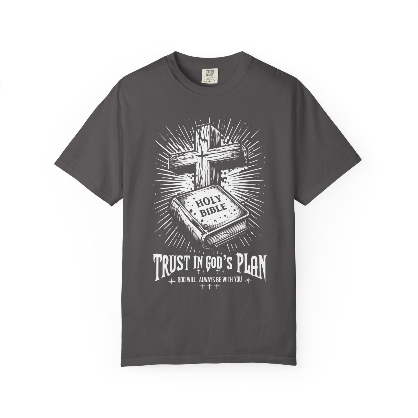 Trust in God's Plan T-Shirt, Faith Apparel, Spiritual Gift, Christian Merchandise, Religious Clothing, Inspirational Tee