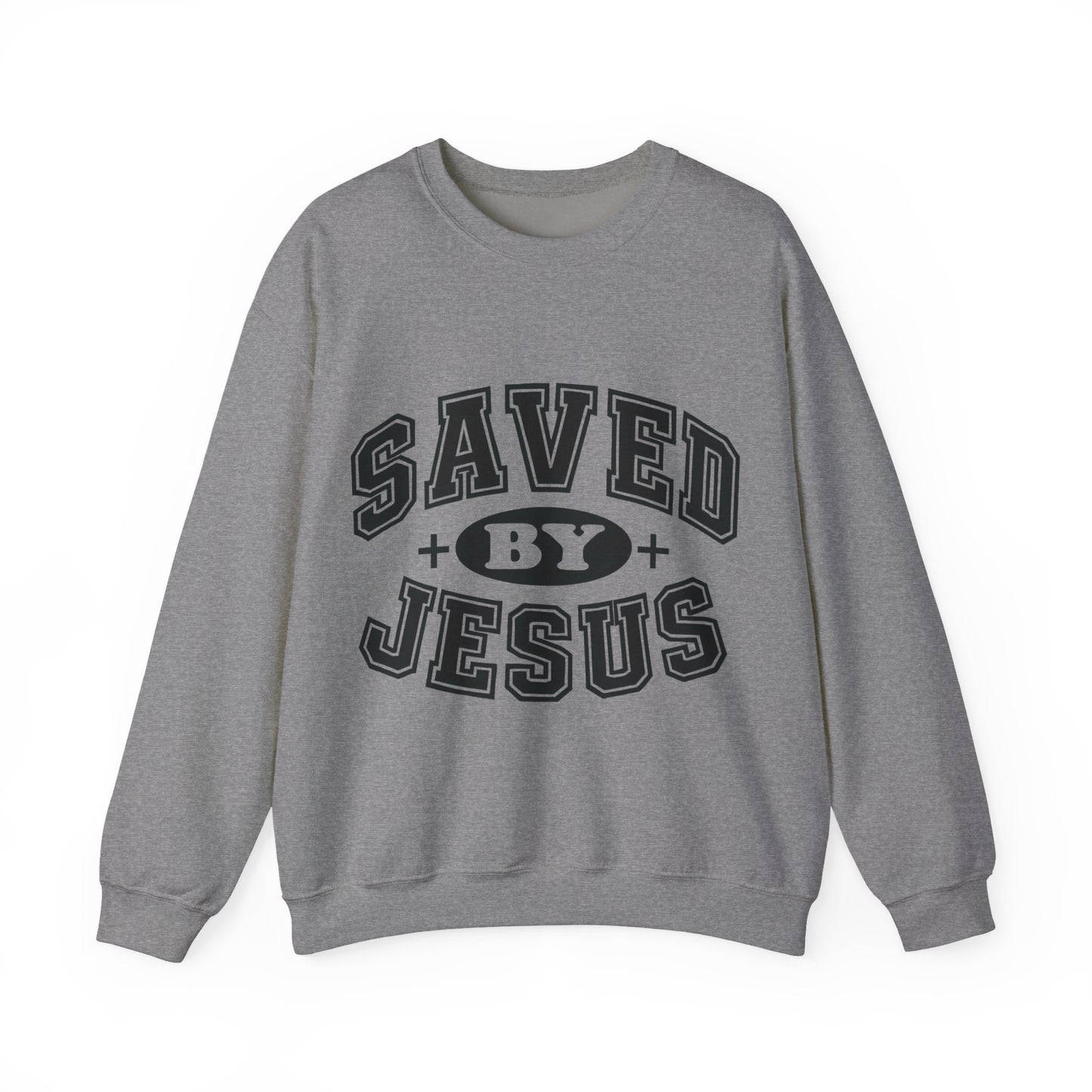 Saved By Jesus Unisex Crewneck Sweatshirt