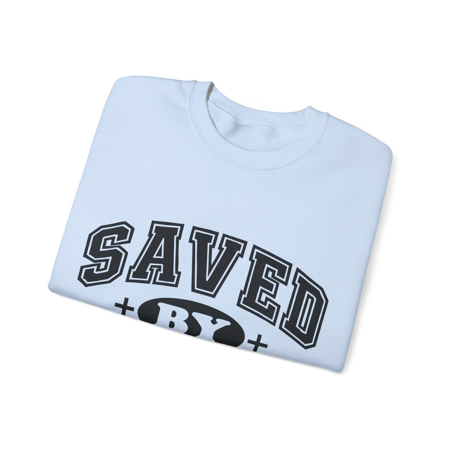Saved By Jesus Unisex Crewneck Sweatshirt
