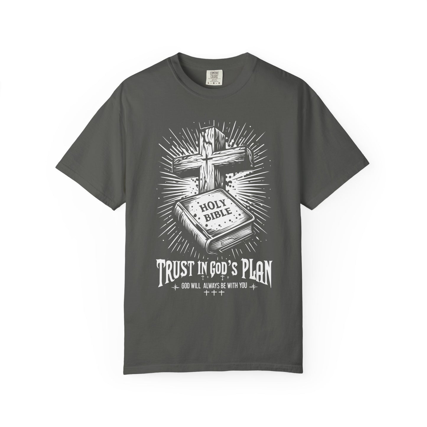 Trust in God's Plan T-Shirt, Faith Apparel, Spiritual Gift, Christian Merchandise, Religious Clothing, Inspirational Tee