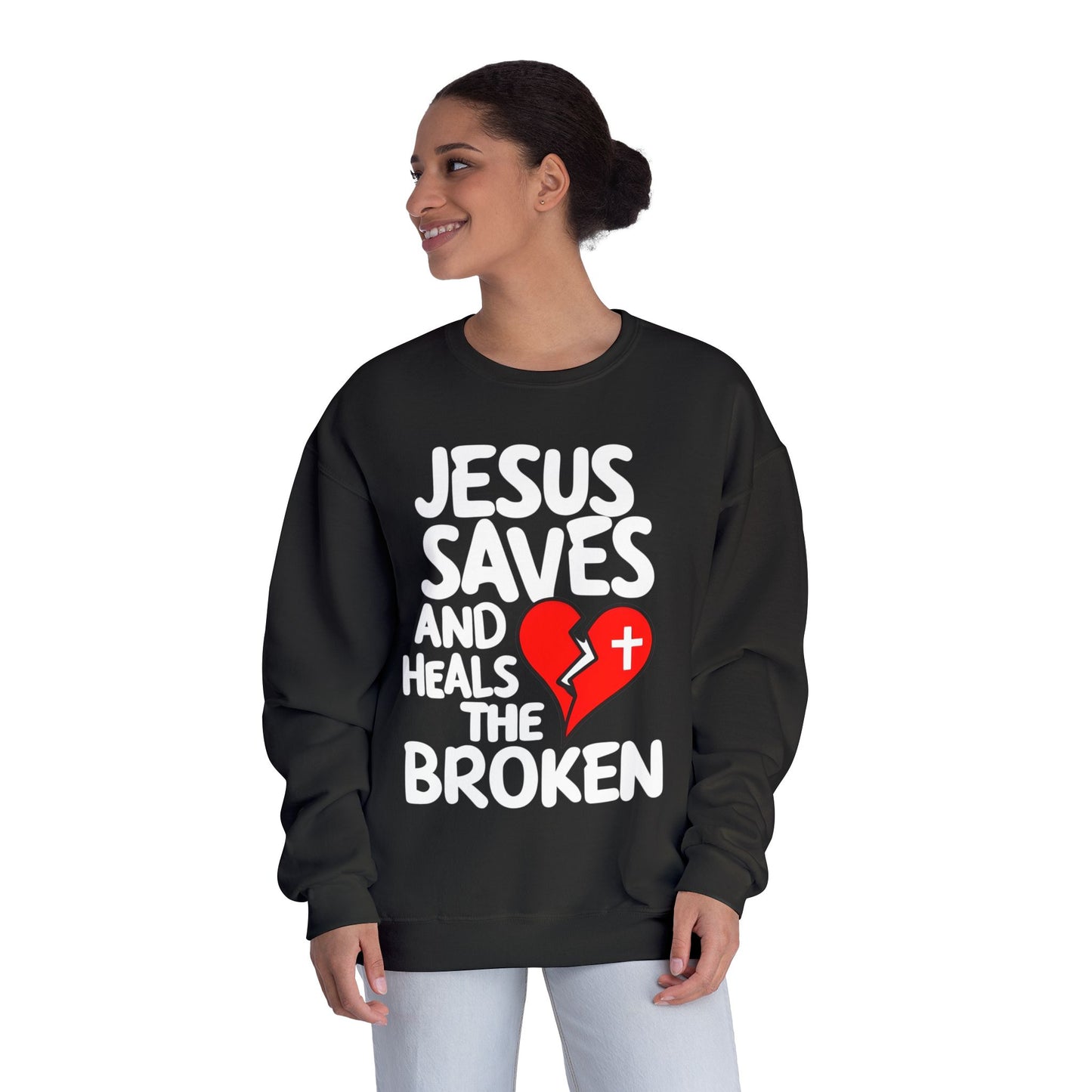 Christian Sweatshirt - Jesus Christ Design