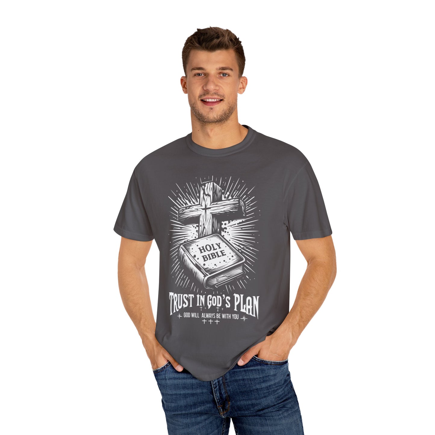 Trust in God's Plan T-Shirt, Faith Apparel, Spiritual Gift, Christian Merchandise, Religious Clothing, Inspirational Tee