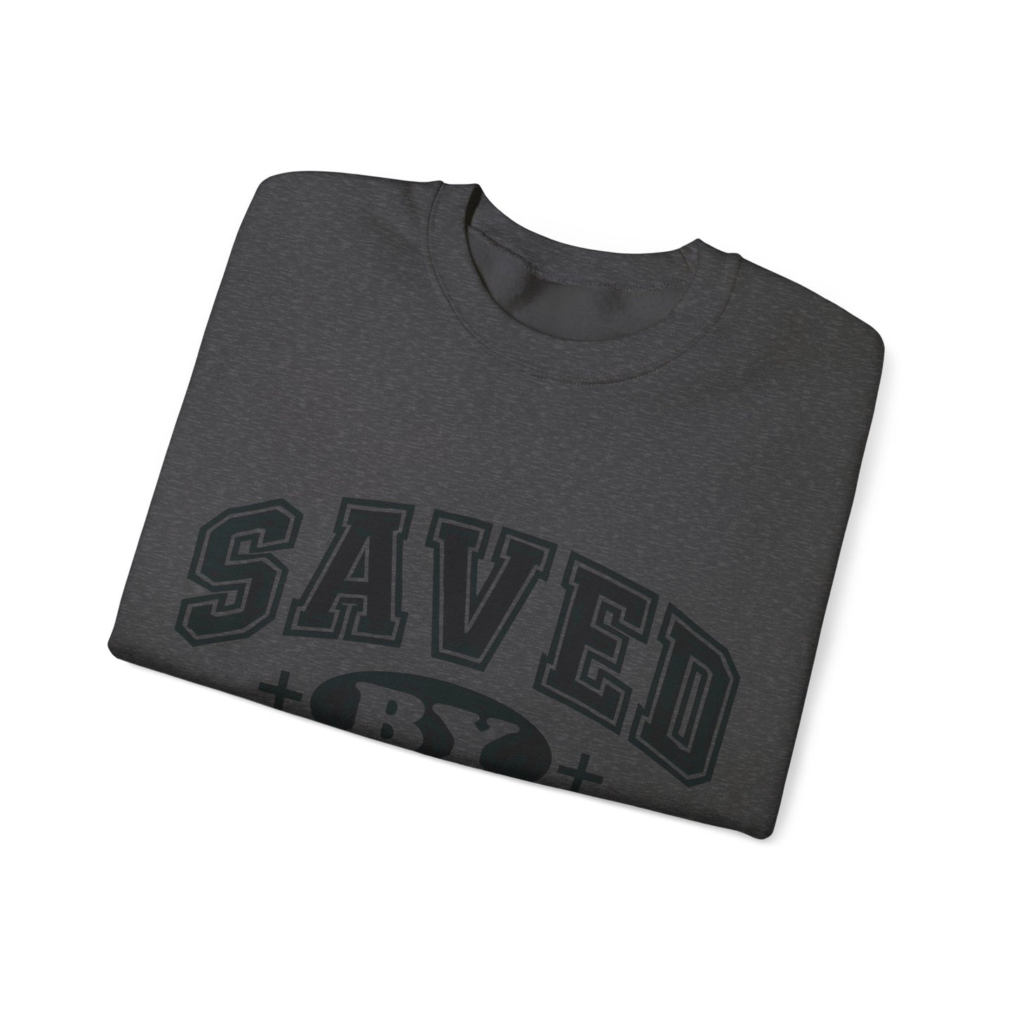 Saved By Jesus Unisex Crewneck Sweatshirt