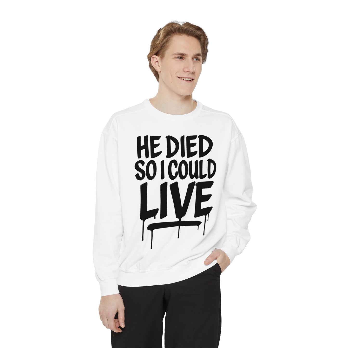 Inspirational Unisex Sweatshirt - Faith, Casual Wear, Gift for Believers, Comfortable Hoodie, Seasonal Apparel