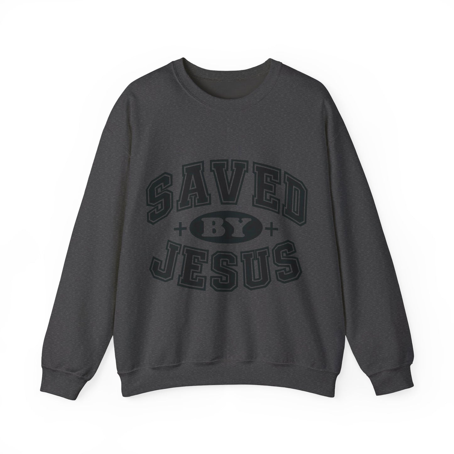 Saved By Jesus Unisex Crewneck Sweatshirt
