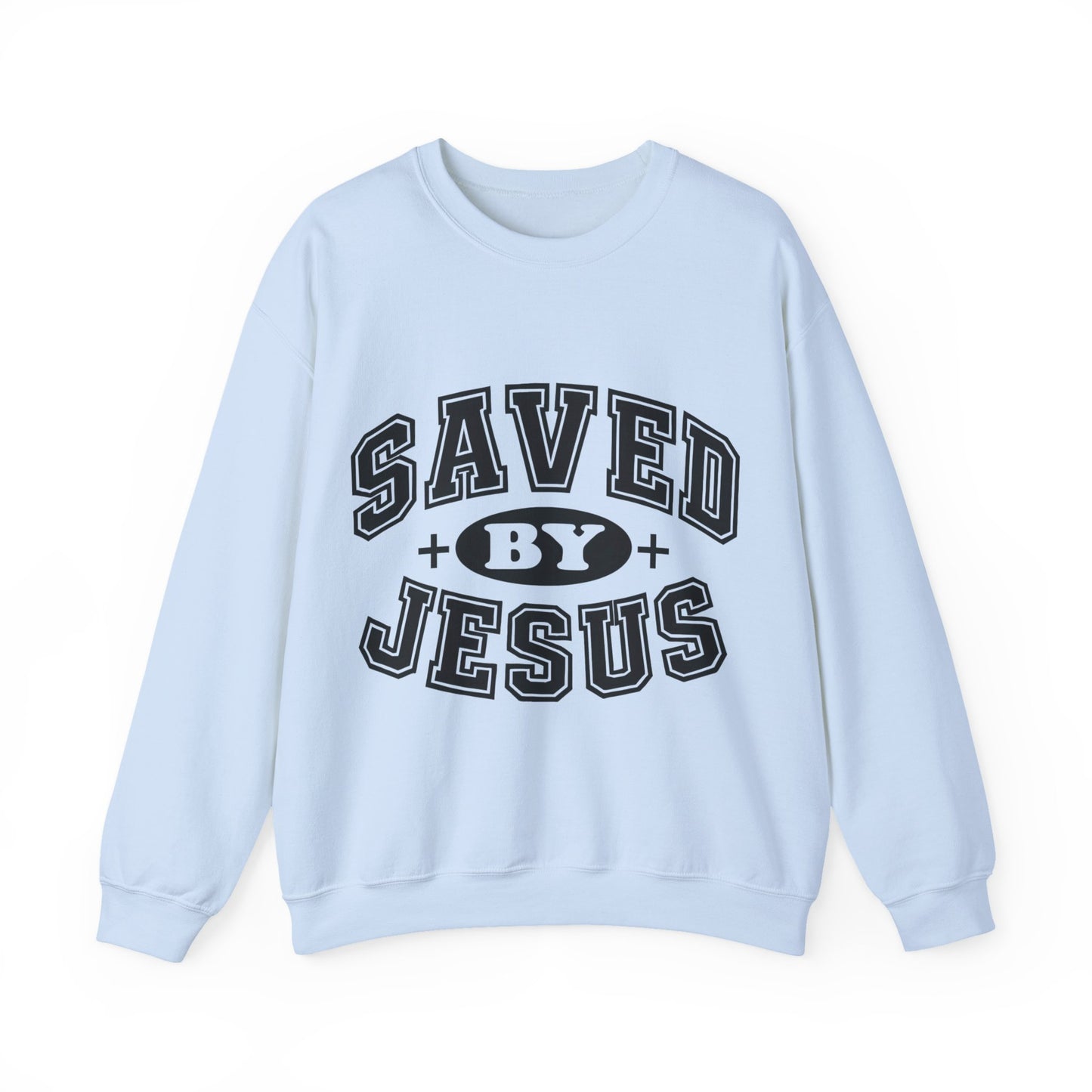 Saved By Jesus Unisex Crewneck Sweatshirt